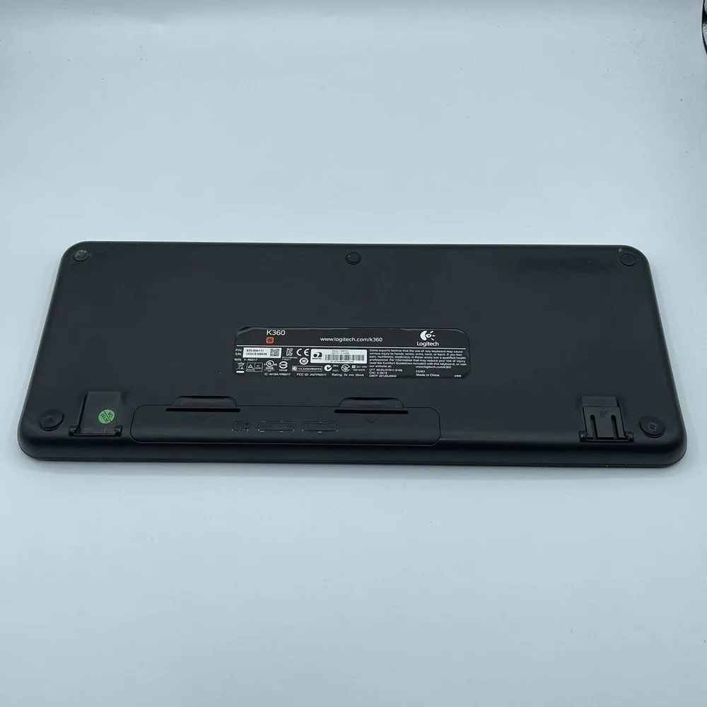 Logitech K360 (820-004554) Wireless Keyboard Without USB Receiver Tested Working
